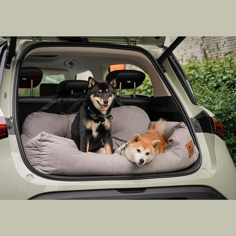 Capa de carro com cama para cachorro