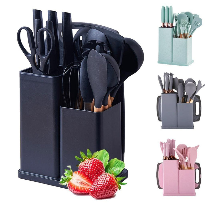 Kit de Cozinha 19 Peças de Silicone Premium Jsave