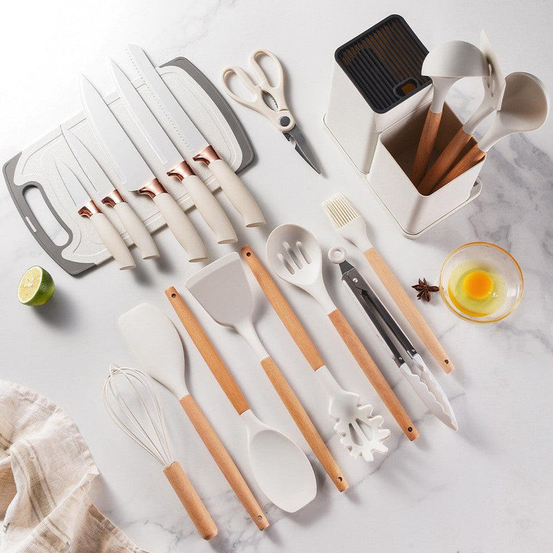 Kit de Cozinha 19 Peças de Silicone Premium Jsave